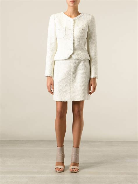 suits for women chanel|vintage Chanel tweed suit.